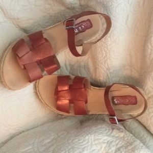 Korks platform sandals.  Gently worn.